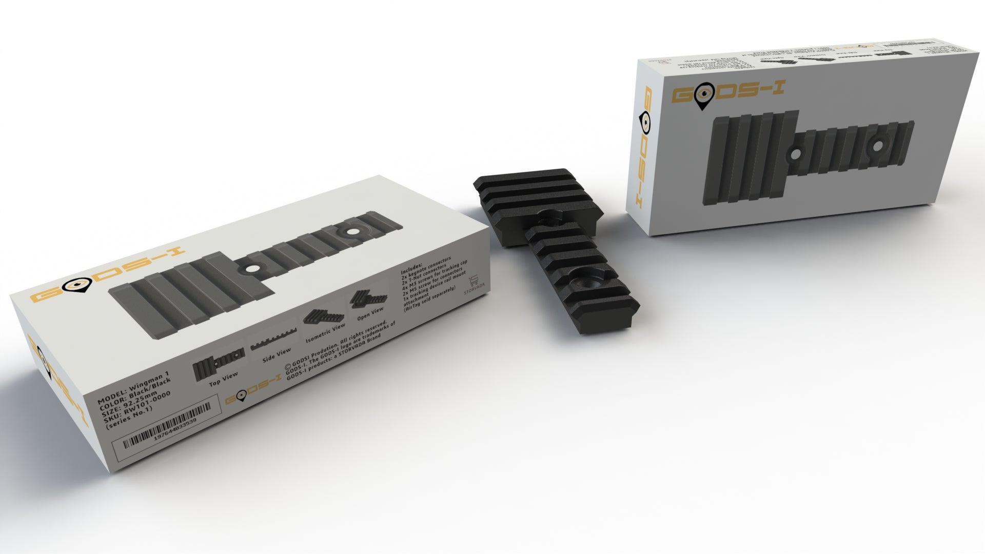 GODS I - WINGMAN 1 - TACTICAL AIRTAG HOUSING ATTACHMENT